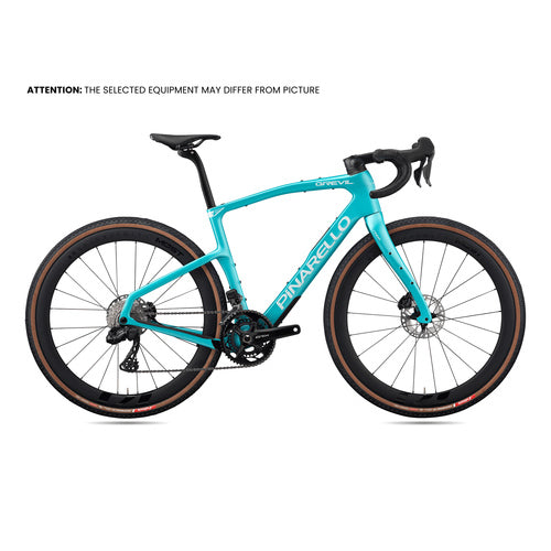 Pinarello Grevil F7 ForAXS 1x13 Gravel Carbon 45 Stone Turquoise