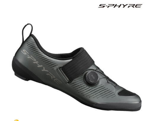 Shimano S-PHYRE SH-TR903 Matte Gunmetal Triathlon Shoes